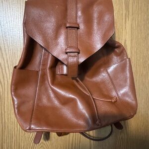 Vera Bradley Brown Leather Backpack